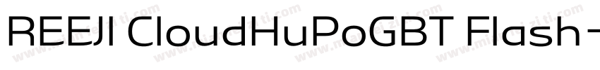REEJI CloudHuPoGBT Flash字体转换